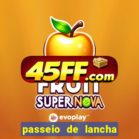 passeio de lancha em porto belo